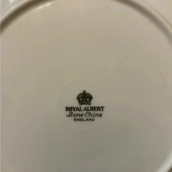 Royal Albert Salad/Dinner Plate Bone China Trent Pink Rose Made in England 10" - Picture 5 of 7